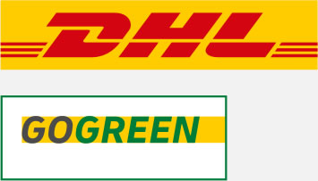 Wir versenden mit DHL GoGreen