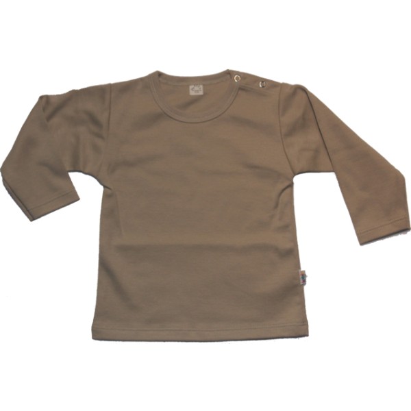 ioBio Langarm-Shirt kbA uni sand 86/92