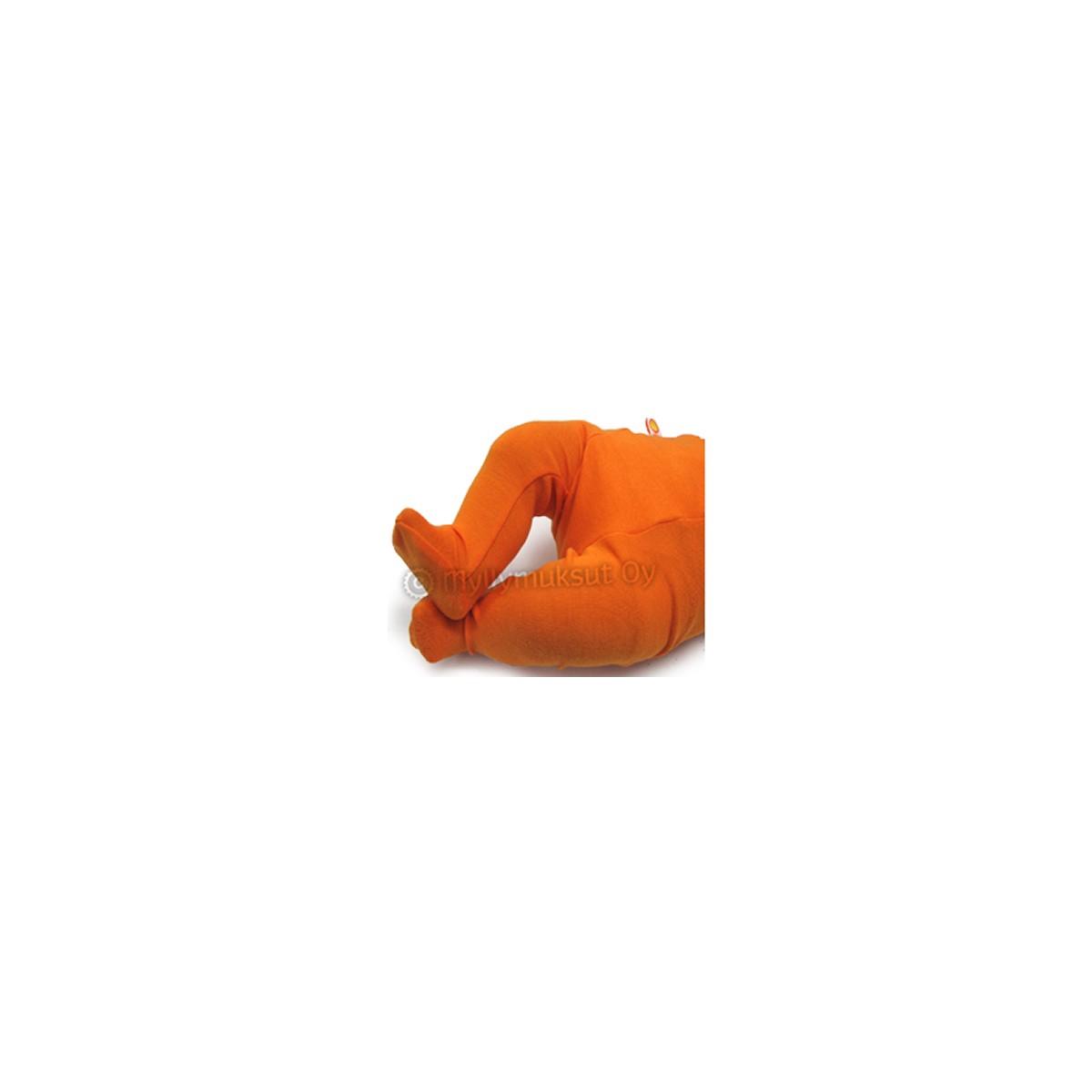 Strampelhose Merinowolle orange