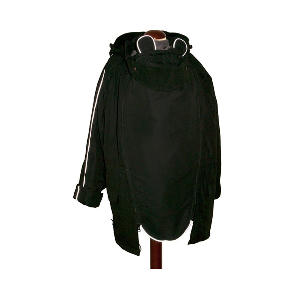 MaM Tragejacke Babywearing Coat Black Earth