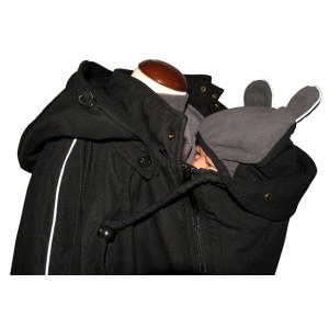 MaM Tragejacke Babywearing Coat Black Earth