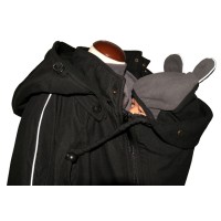 MaM Tragejacke Babywearing Coat Black Earth