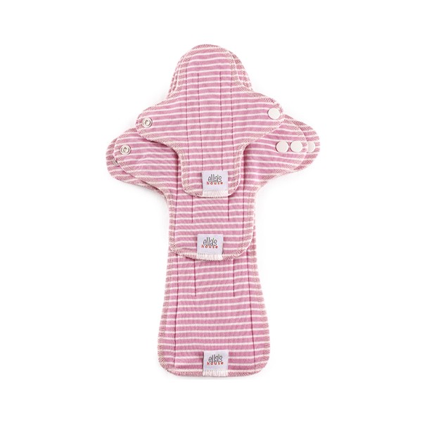 EH Moon Pads Trial-Set pink stripes 3er-Set