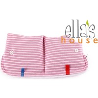 EH Moon Pouch Bindentäschen pink stripes
