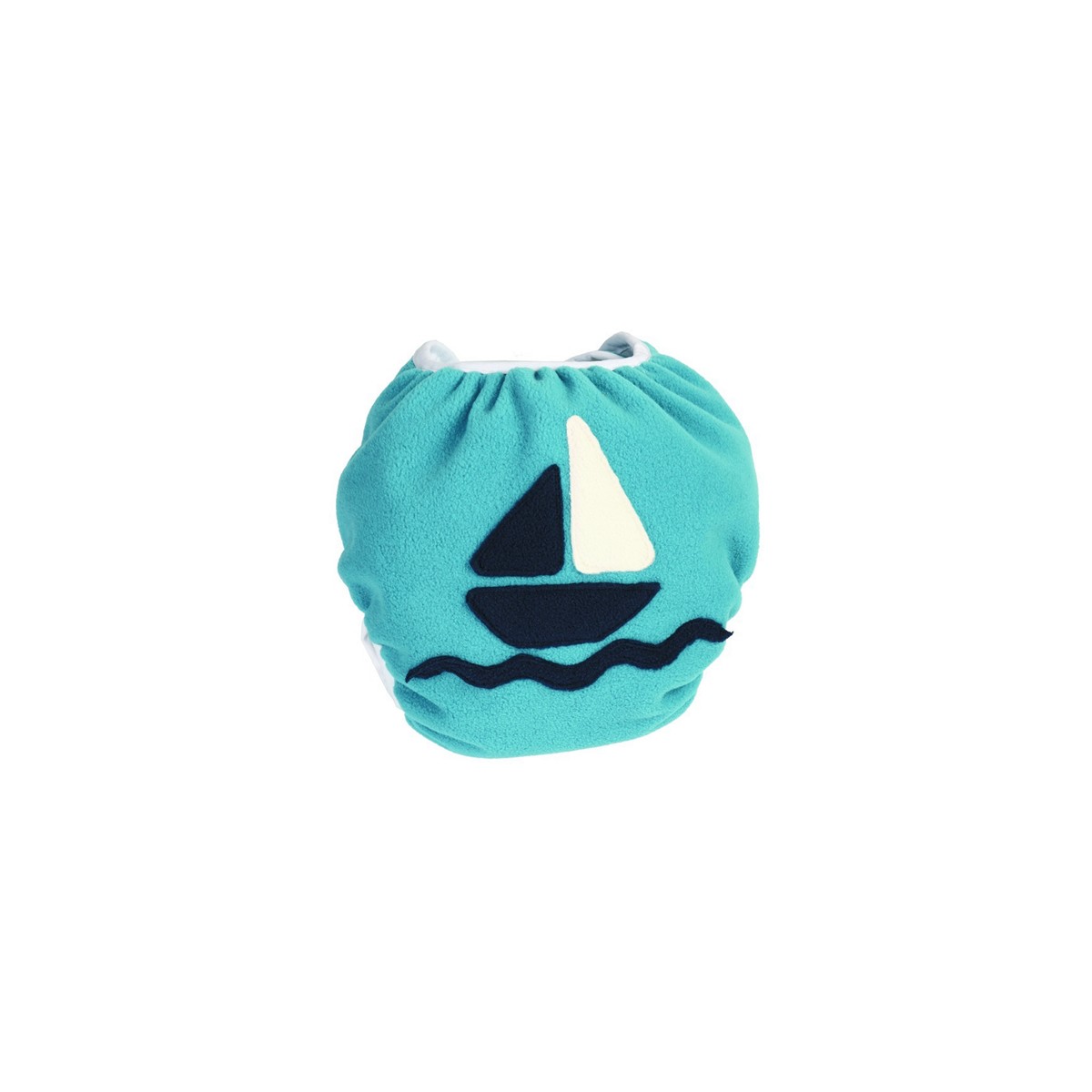 Bum Wrap Fleece-PUL Überhose Ocean Ship