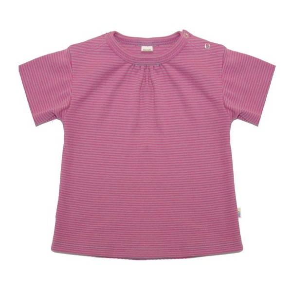 ioBio T-Shirt kbA rosa-grau