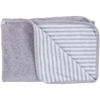 Popolini Babydecke Nicky blue-grey Bio-Baumwolle