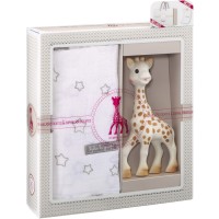 Geschenkset Sophie la Girafe plus Soft-Mulltuch 120x120 cm