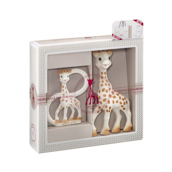 Geschenkset Sophie la Girafe plus Beißring So Pure