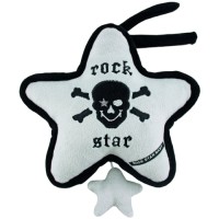 Rock Star Baby Spieluhr Stern Pirat schwarz-grau