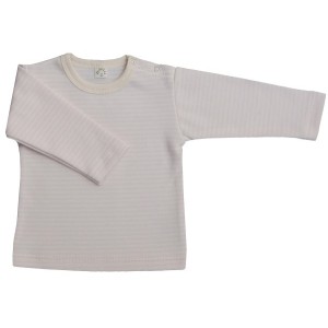 ioBio Langarm-Shirt kbA ringel-rosa