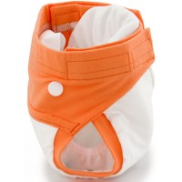 Culla di Teby AI3 Hybridwindel Classic 2-teilig weiß-orange