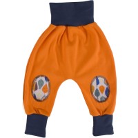 iobio Yoga-Pants Babyhose Bio-BW orange meliert