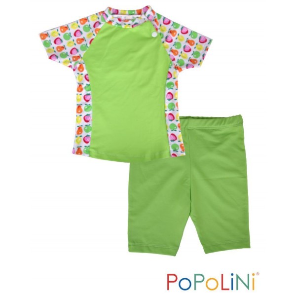 Popolini UV Swimwear Zweiteiler Fruits-Green 98/104