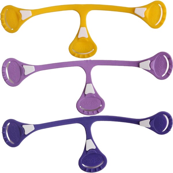 Snappi Windelklammer gelb-purple 3er-Set