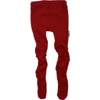 Manymonths Woollies Ruched Tights Raspberry Red