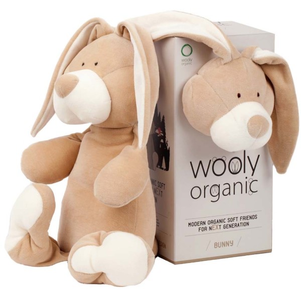 Wooly Organic Kuscheltier Bunny groß