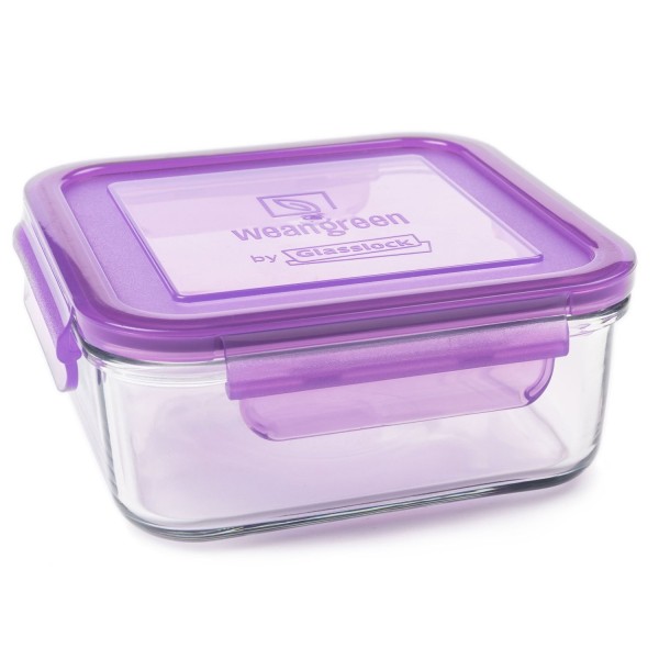 weangreen Meal Cube Glasbehälter 850  ml Grape (lila)