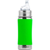 Purakiki Trinklernflasche 300 ml mit Silikon-Sleeve