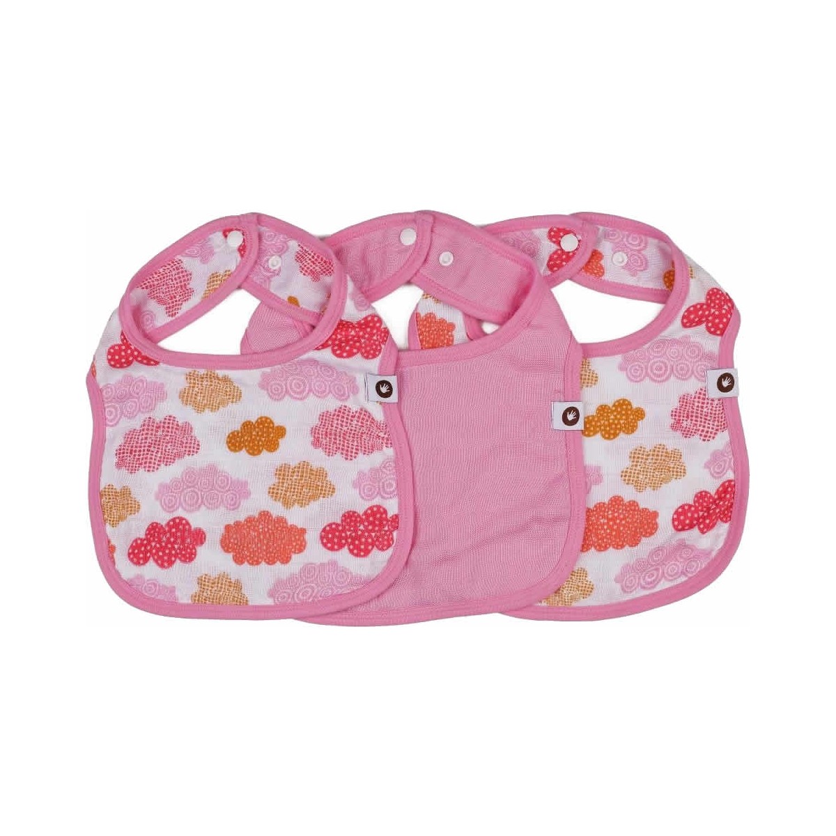 xkko Bamboo Lätzchen 3er-Set Heaven for Girls