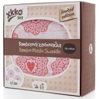 xkko Pucktuch Limited Edition120x120 cm Retro Hearts