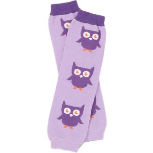 Leg-Warmers Beinstulpen BIO-BW Owls Purple