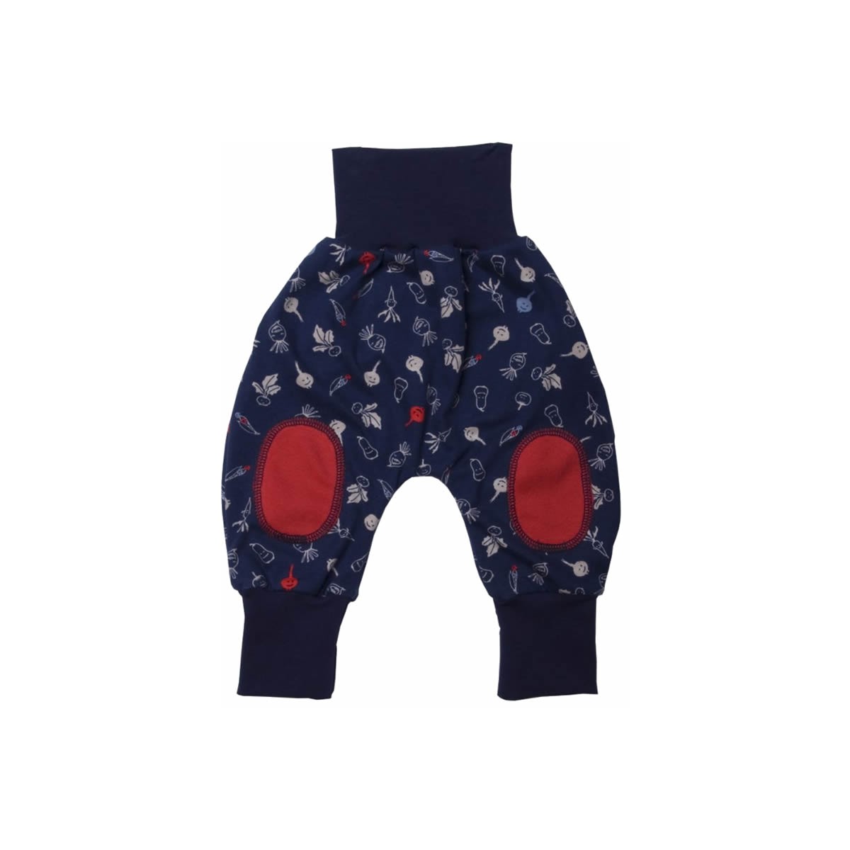 iobio Hose Joga Babyhose Bio-BW rot
