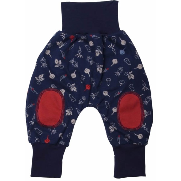 iobio Hose Joga Babyhose Bio-BW rot