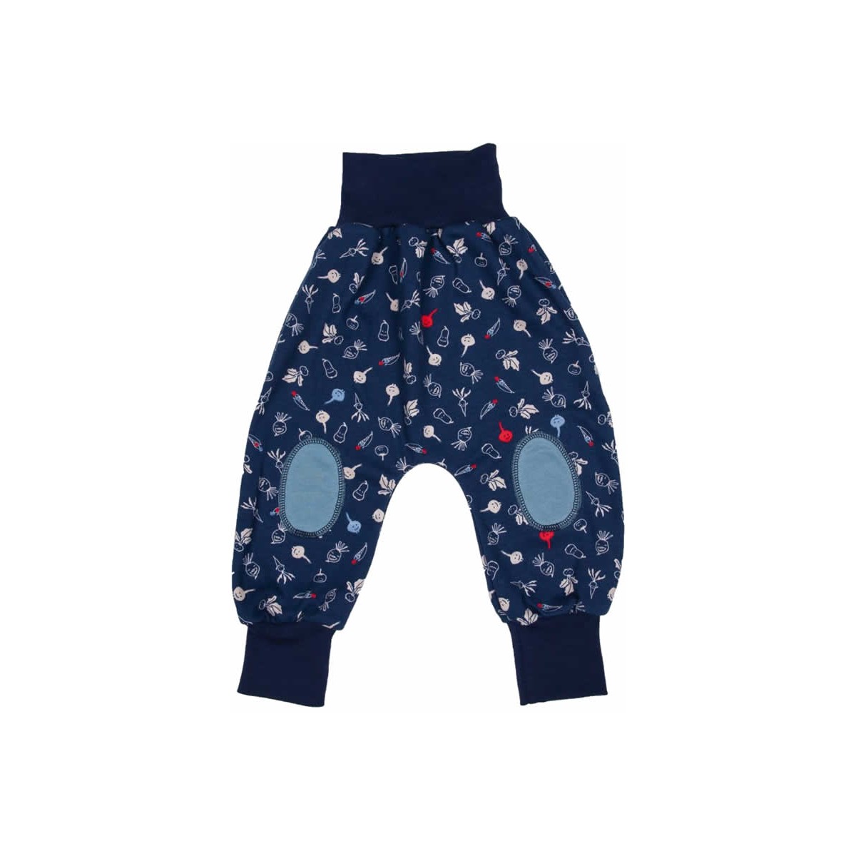iobio Hose Joga Babyhose Bio-BW blau