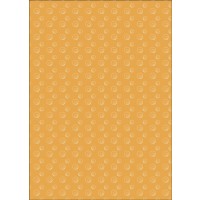 Single Jersey Meterware Yellow Circle