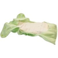 Blümchen Onesize-Überhose mit Laschen SNAP Grün