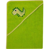 ImseVimse Kapuzenbadetuch BIO-BW Green Dino