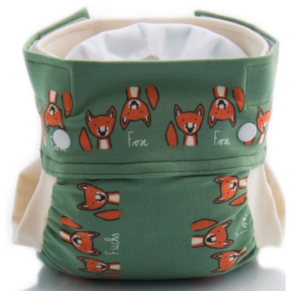 Culla di Teby Hybridwindel BIO 2-teilig Funny Fox