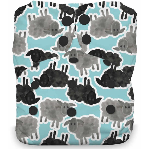 Thirsties Natural All-in-One-Windel SNAP Counting Sheep