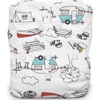 Thirsties Natural All-in-One-Windel SNAP Happy Camper