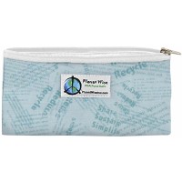 Planet Wise Zipper Snack Bag Mini Blue Recycle