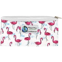 Planet Wise Zipper Snack Bag Mini Flamingo Flock
