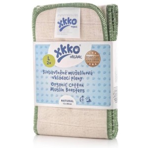 xkko Organic Old Times Muslin Booster 2er-Set