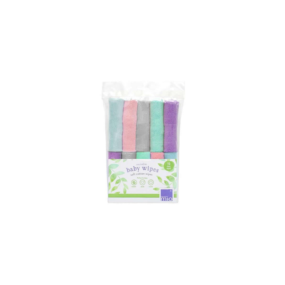 BambinoMio Babywipes Waschlappen 10er-Set Wolke