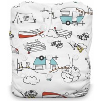 Thirsties Natural StayDry All-in-One-Windel SNAP Happy Camper