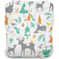 Thirsties Natural StayDry All-in-One-Windel SNAP Woodland