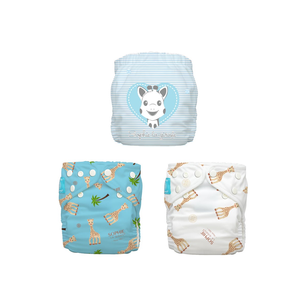 Charlie Banana Onesize Pocket-Windel Sophie la Girafe...
