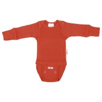 ManyMonths Woollies MerinoWool Body-Shirt Rooibos Red