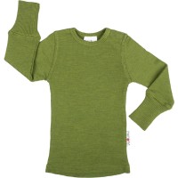 ManyMonths Woollies MerinoWool Shirt Long Sleeve Garden Moss Green Adventurer