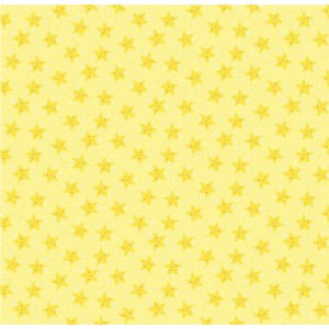 Flanellstoff Meterware Starlight Popcorn Gelbe Sterne