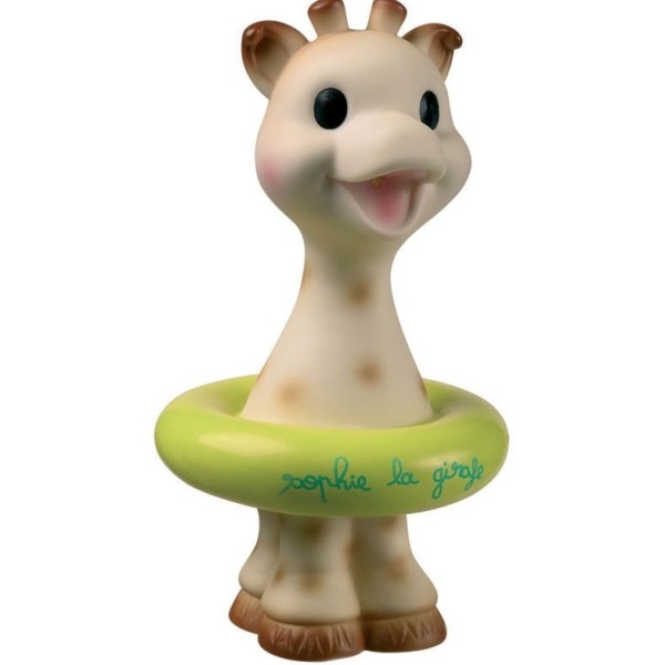 Badespielzeug Sophie la Girafe in der Geschenkbox grün