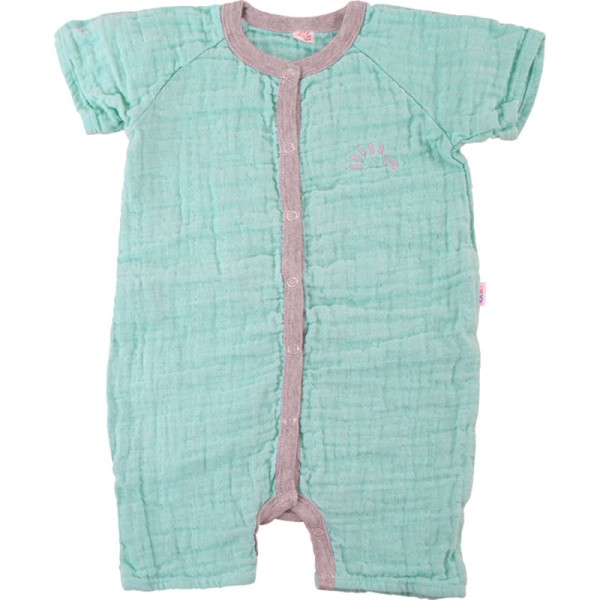 iobio Spieler Playsuit Musselin Bio-BW Grün