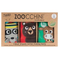 Zoocchini Training Pants 3er-Set Bio-Baumwolle Forest Chums 2-3j