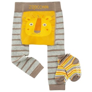 Zoocchini Baby Leggings & Socken Set Leo der Löwe