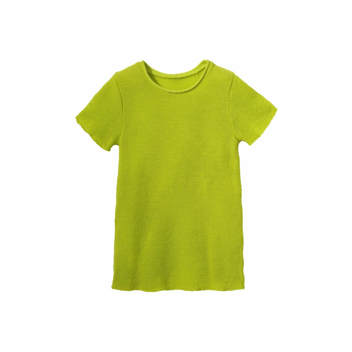Disana Kurzarm-Pullover Wolle apfelgrün